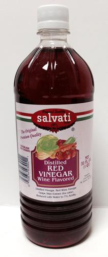 Salvati Distilled Red Vinegar (Wine Flavor), 32 fl oz