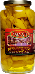 Salvati Imported Greek Golden Pepperoncini, 32 fl oz
