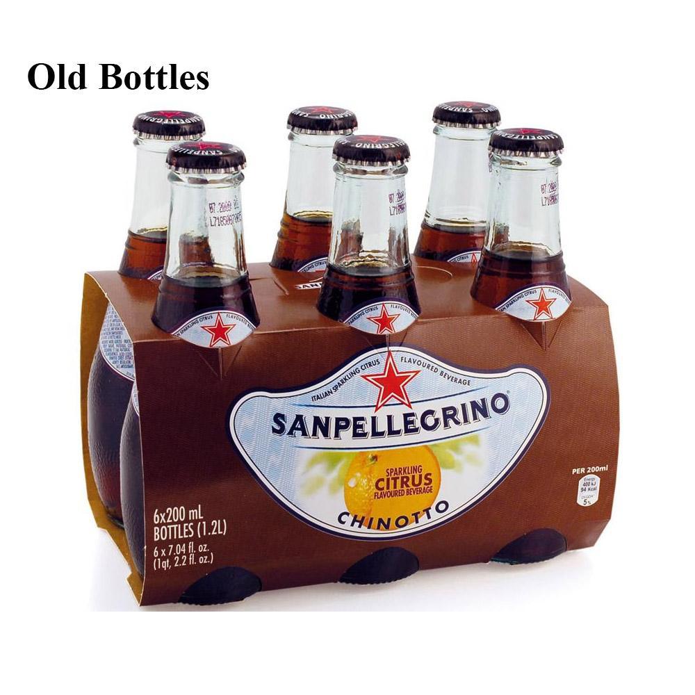 San Pellegrino Chinotto FULL CASE 24 x 6.75 fl oz, Glass Bottles