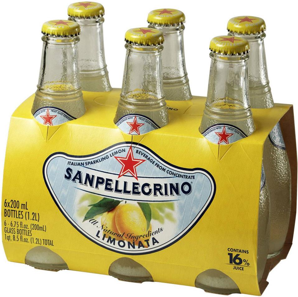 San Pellegrino Limonata 6 pack x 6.75 fl oz, Glass