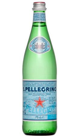 San Pellegrino Sparkling Mineral Water, 1 pt Glass