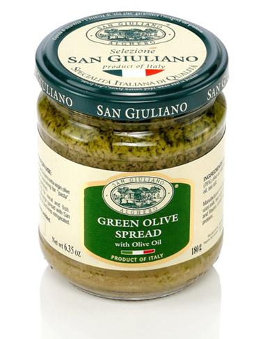 San Giuliano Green Olive Spread with Olive Oil