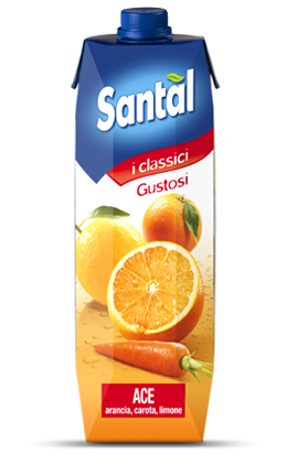 Santal ACE Arancia, Carota, Limone (Orange carrot and lemon) 1LT