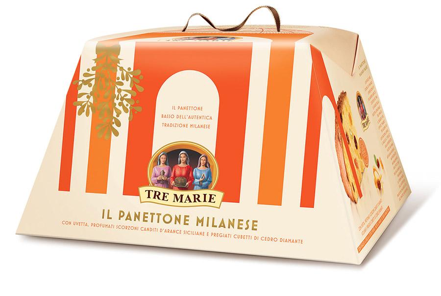 Tre Marie Panettone Milanese, 2 lb 3.3 oz (1000g)