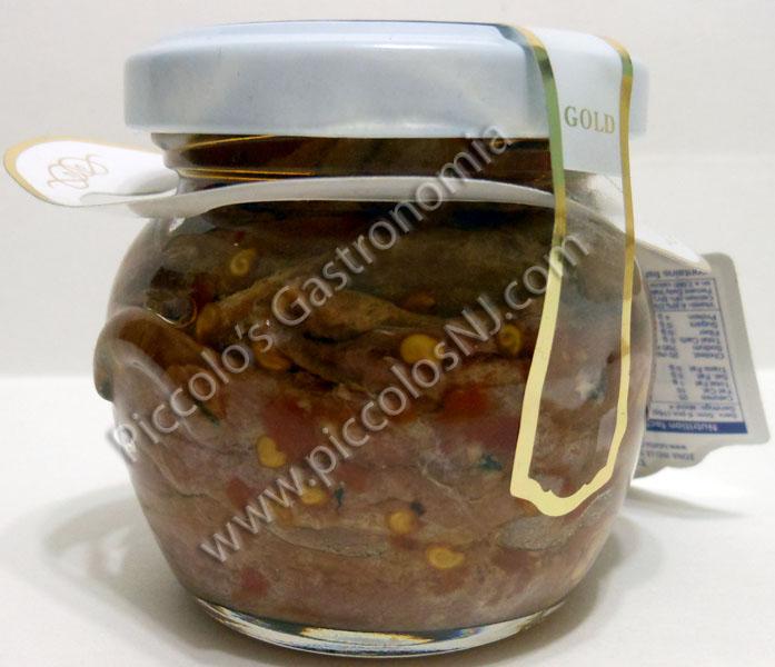 Talatta Anchovies in Olive Oil with Hot Pepper 106g Jar