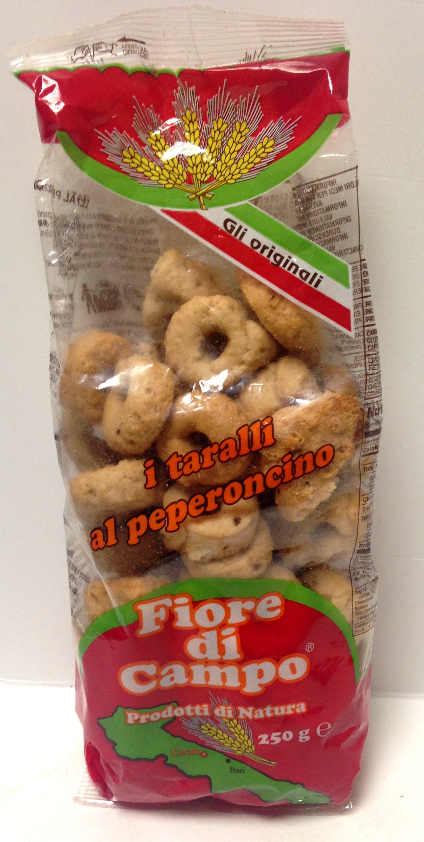 Fiore di Campo Taralli al Peperoncino, 250g