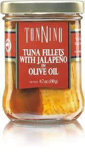 Tonnino Tuna Fillets with Jalapeno in Olive Oil - 6.7 oz