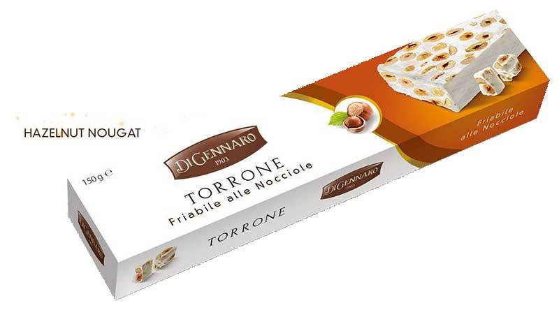 DiGennaro Torrone Friabile alle Nocciole, 150g