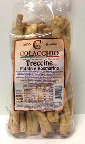 Colacchio Treccine Patate e Rosmarino, 400g