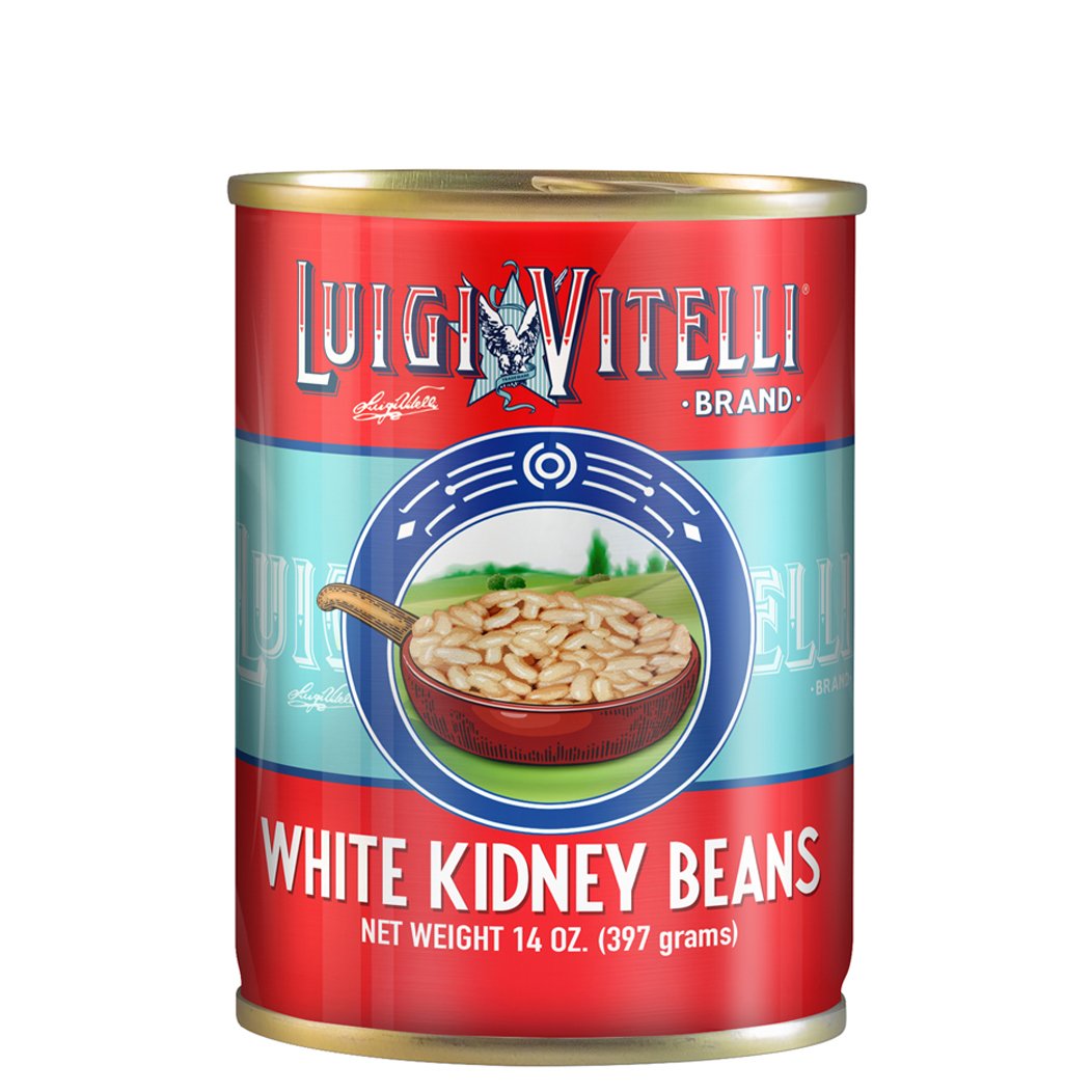 Luigi Vitelli White Kidney Beans, Cannellini Beans, 14 oz
