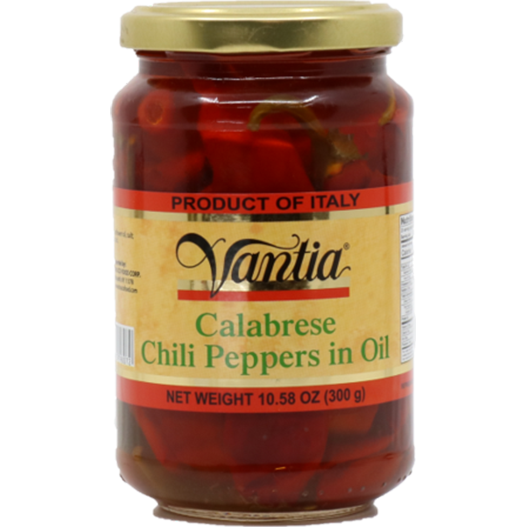 Vantia Calabrese Chili Peppers in Oil, 10.58 oz 