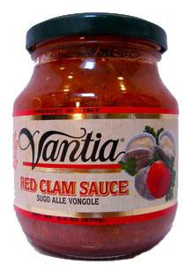 Vantia Red Clam Sauce 9.5 Oz Jar
