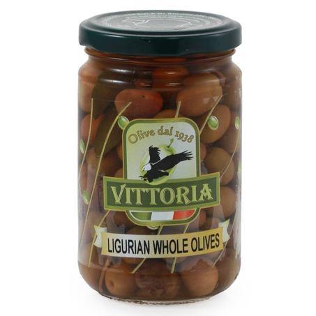 Vittoria Ligurian Whole Olives, 11.08 oz (310g)