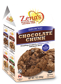 Zena's Gluten Free Brownie Chocolate Chunk, 200g