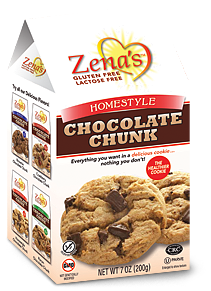 Zena's Gluten Free Homestyle Chocolate Chunk, 200g