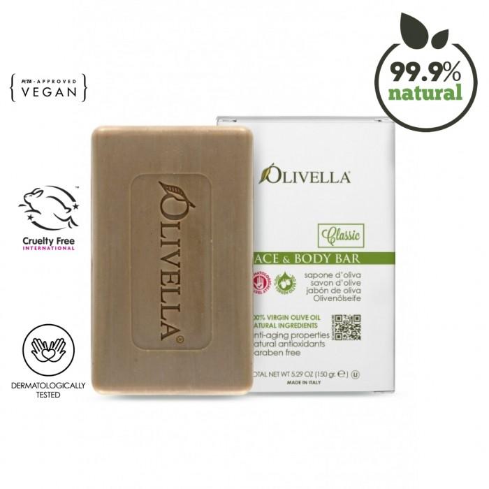 Olivella Bar Soap Face & Body Bar, 5.29oz