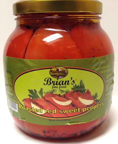 Brian's Roasted Red Sweet Peppers, 1500g