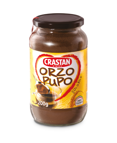 Crastan Orzo Pupo  INSTANT BARLEY COFFEE 200g Jar