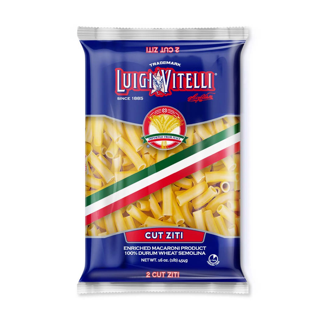 Luigi Vitelli Cut Ziti, 16 oz | 454g