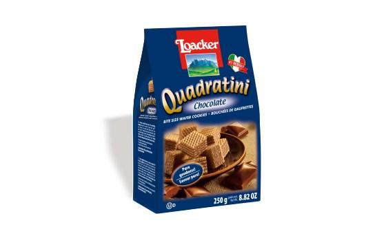 Loacker Quadratini Bite Size, Chocolate 250g