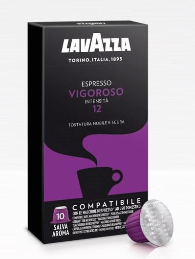 LavAzza Nespresso Compatible Espresso Vigoroso 12, 10pk