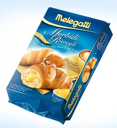 Melegatti Morbidi Risvegli Custard Cream Croissant 9.52 oz
