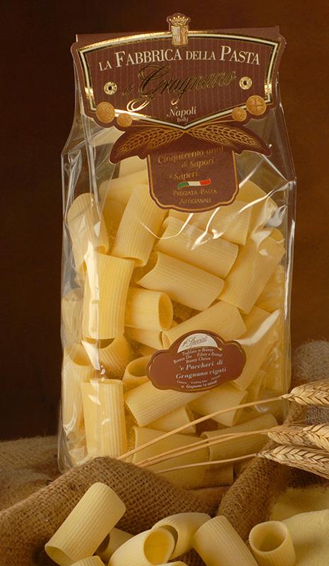 La Fabbrica i Paccheri di "Gragnano" Rigati #43, 500gr