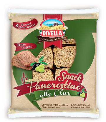 Divella Snack Pancrostino olives, 250g