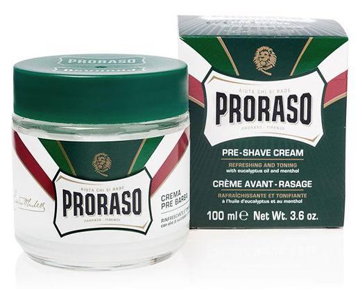 Proraso Pre-Shave Cream, Refreshing and Toning, 3.6 oz.