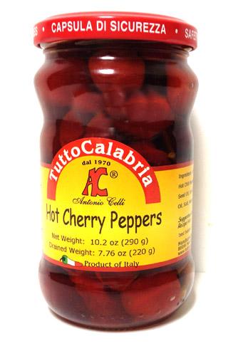 Tutto Calabria Hot Cherry Peppers 10.2 oz